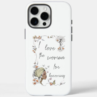 Funda iPhone 16 Pro Max Regalo Floral de Amor Propio para Mujeres