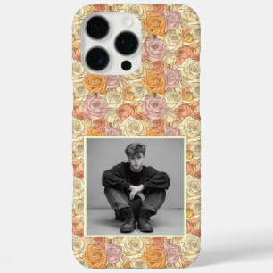 Funda iPhone 16 Pro Max Regalo único de inauguración de casa Flor Rosa Fot
