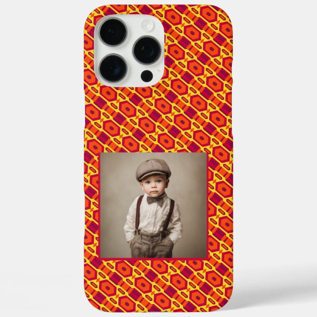 Funda iPhone 16 Pro Max Regalos de aniversario de moda para esposa patrón  (Reverso )