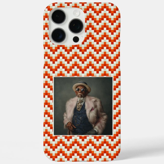 Funda iPhone 16 Pro Max Regalos de Navidad modernos para marido forma geom (Reverso )
