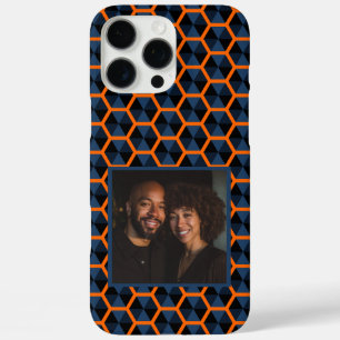 Funda iPhone 16 Pro Max Regalos Personales Artísticos Patrón Hexágono