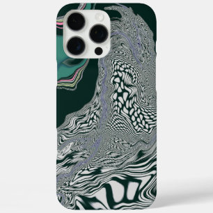 Funda iPhone 16 Pro Max Resumen Estuche para iPhone Green Marble Swirl Art