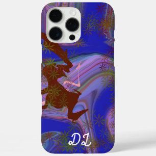 Funda iPhone 16 Pro Max Resumen único Pintura de aceite líquido marcado