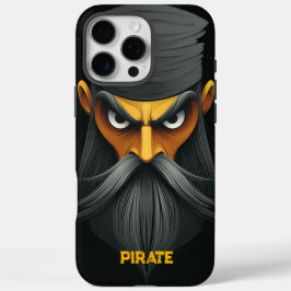 Funda iPhone 16 Pro Max Retrato pirata gruñón