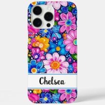 Retro Groovy Floral Personalized