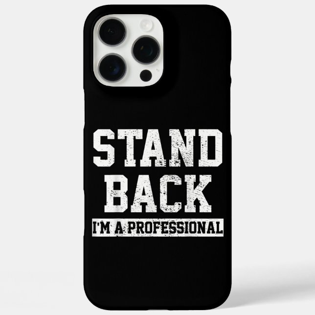 Funda iPhone 16 Pro Max Retroceder Soy un profesional (Reverso )