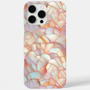 Funda iPhone 16 Pro Max Rosa oro chic madreperla iridiscente