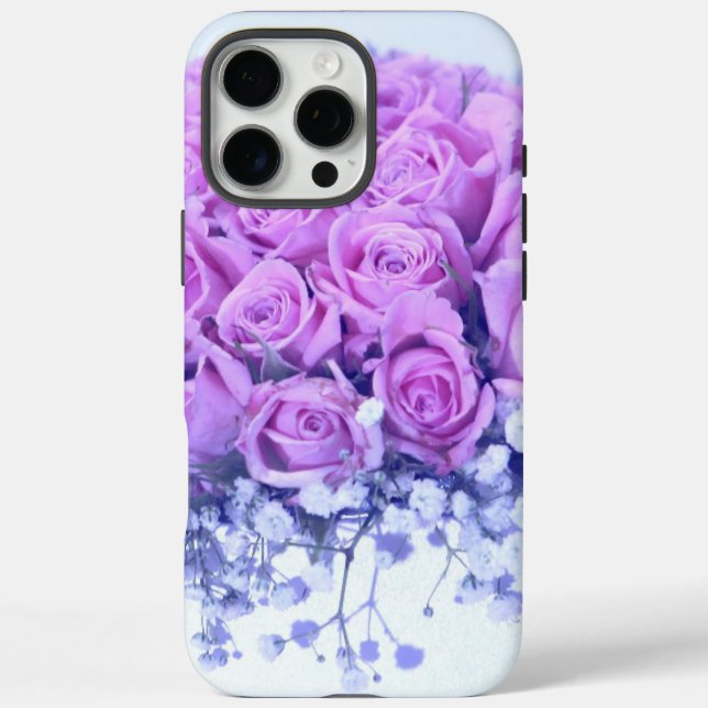 Funda iPhone 16 Pro Max Rosas  (Reverso)