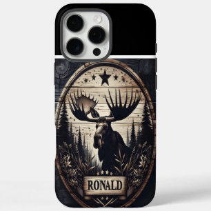 Funda iPhone 16 Pro Max Rótulo Moose Wood
