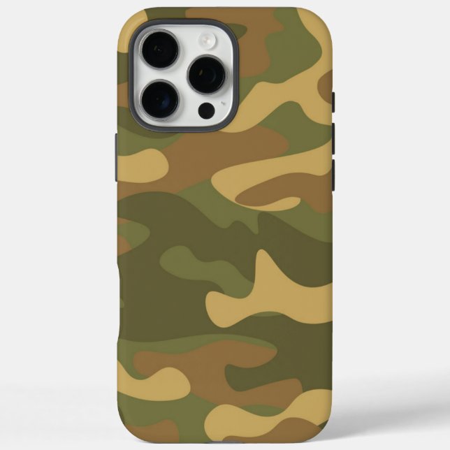 Funda iPhone 16 Pro Max Sand Brown Camo (Reverso)