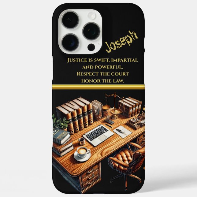 Funda iPhone 16 Pro Max Santuario de la Sabiduría Legal (Reverso )