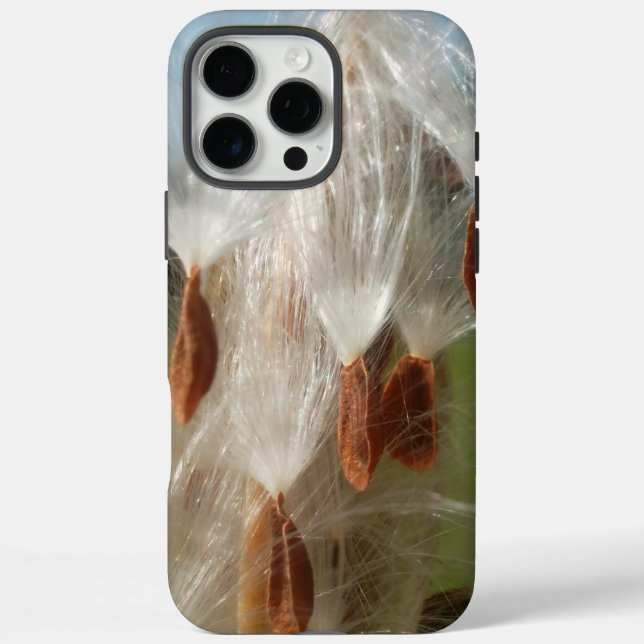 Funda iPhone 16 Pro Max Semillas flotantes de hierba láctea Imprimir/Gráfi (Reverso)