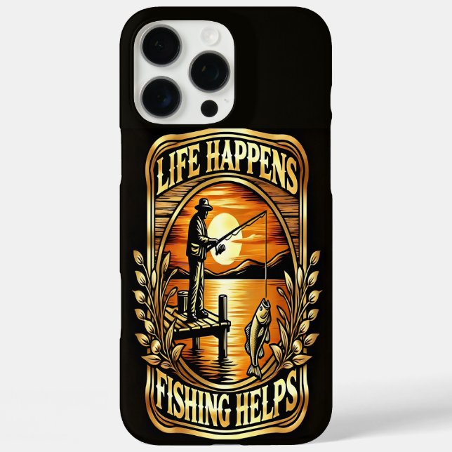 Funda iPhone 16 Pro Max Serenidad al atardecer (Reverso )