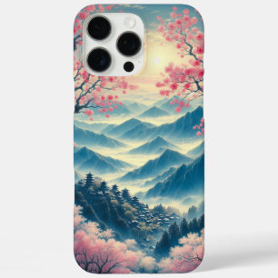 Funda iPhone 16 Pro Max Serenidad en flor: Florecimiento del cerezo japoné