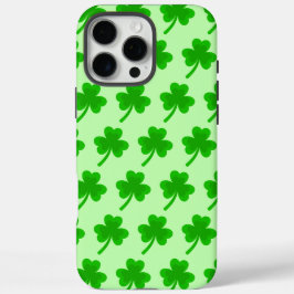 Funda iPhone 16 Pro Max Shamrock Irish Three Leaf Clover