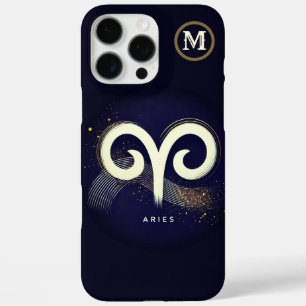 Funda iPhone 16 Pro Max Símbolo de Aries Minimalista Moderna