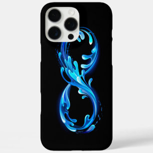 Funda iPhone 16 Pro Max Símbolo Infinito de Agua Fría y Clara