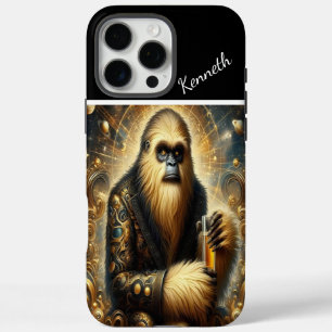 Funda iPhone 16 Pro Max Sip Cósmico de Sasquatch Dorado