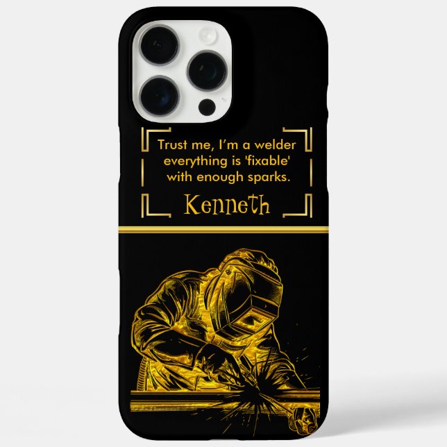 Funda iPhone 16 Pro Max Soldadura con Brilliance (Reverso )