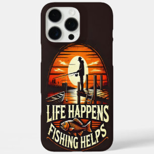 Funda iPhone 16 Pro Max Soledad en el muelle al atardecer