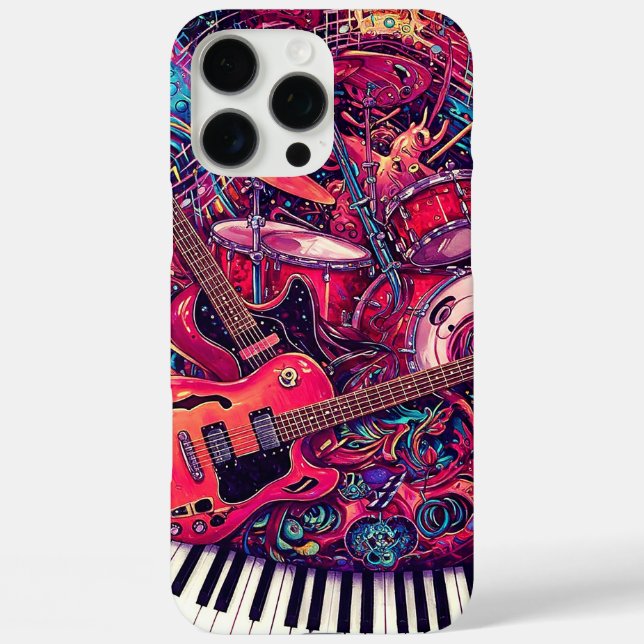 Funda iPhone 16 Pro Max Sonidos visuales (Reverso )