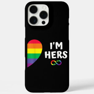 Funda iPhone 16 Pro Max Soy la suya, mi pareja para el orgullo de la parej