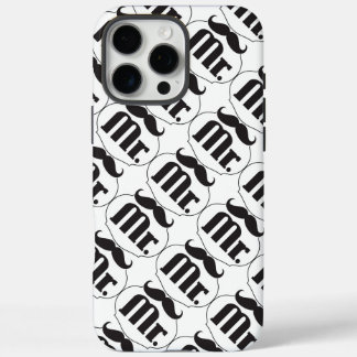 Funda iPhone 16 Pro Max Sr. Mustache Retro Vintage Hipster Regalos