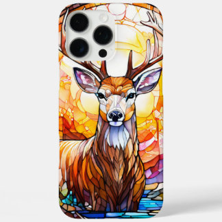Funda iPhone 16 Pro Max Stained Glass Deer