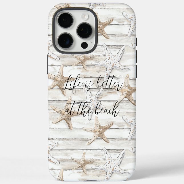 Funda iPhone 16 Pro Max Starfish Tropical Ocean Beach (Reverso)