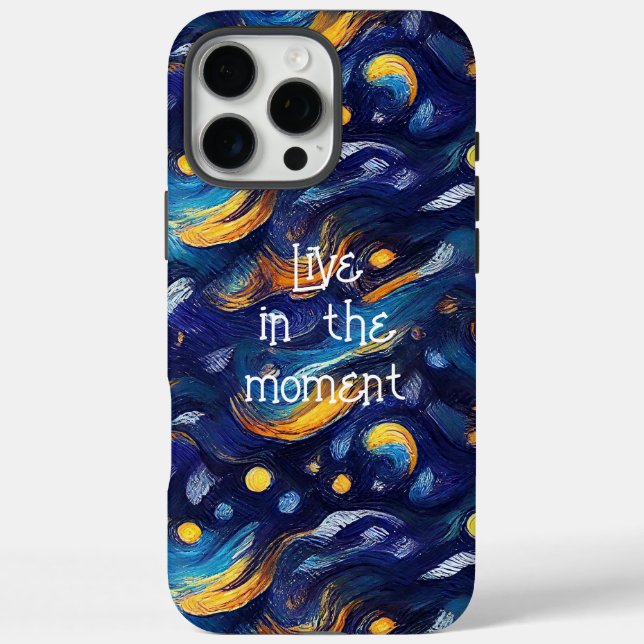 Funda iPhone 16 Pro Max Stars Night Sky (Reverso)
