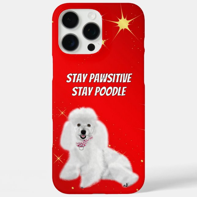 Funda iPhone 16 Pro Max Stay Pawsitive (Reverso )