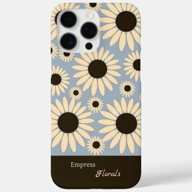 Funda iPhone 16 Pro Max Suave Emperatriz Florales Radiante Emperatriz (Reverso )
