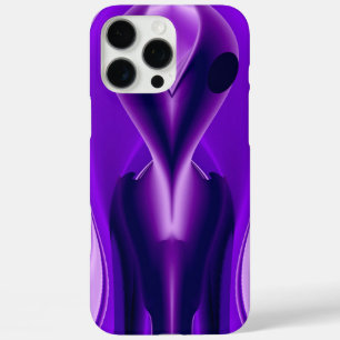 Funda iPhone 16 Pro Max Sueños del arcoiris púrpura 3D , Alien
