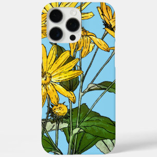 Funda iPhone 16 Pro Max Sunflower Art Nouveau