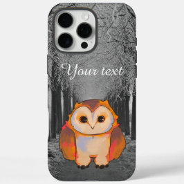Funda iPhone 16 Pro Max Sweet owl, winter uil