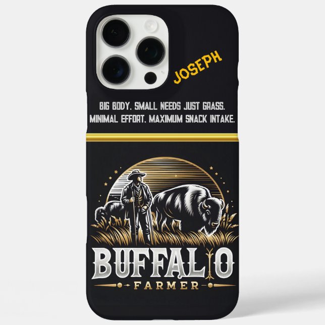 Funda iPhone 16 Pro Max Tendiendo a Bison en Dusk (Reverso )