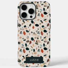 Funda iPhone 16 Pro Max Terrazzo Personalizado
