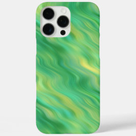 Funda iPhone 16 Pro Max Textura ondulada verde pino