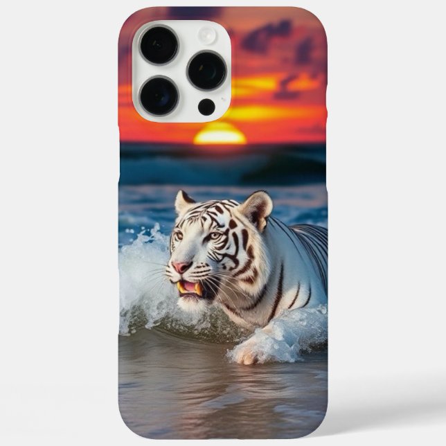 Funda iPhone 16 Pro Max Tigre (Reverso )
