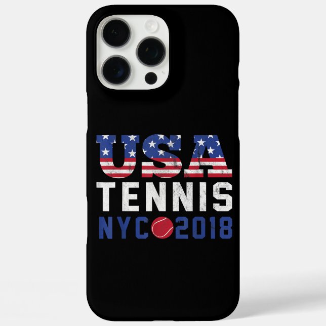 Funda iPhone 16 Pro Max Torneo de Nueva York 2018 (Reverso )