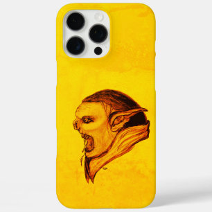 Funda iPhone 16 Pro Max Troll in Black and Yellow Design
