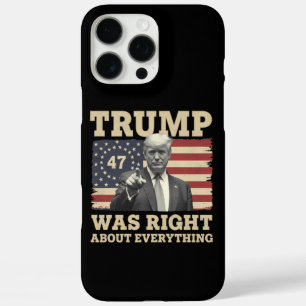 Funda iPhone 16 Pro Max Trump tenía razón sobre todo Estados Unidos