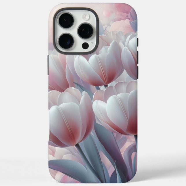Funda iPhone 16 Pro Max Tulipanes (Reverso)