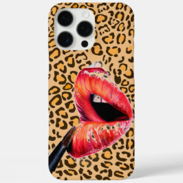 FUNDA iPhone 16 PRO MAX UN BESO ROJO AL TIGRE