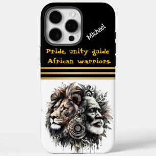 Funda iPhone 16 Pro Max Un guerrero feroz encarna el espíritu de un león