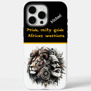 Funda iPhone 16 Pro Max Un guerrero fiero encarna el espíritu de un león