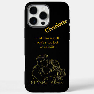 Funda iPhone 16 Pro Max Un momento romántico capturado en un personalizado