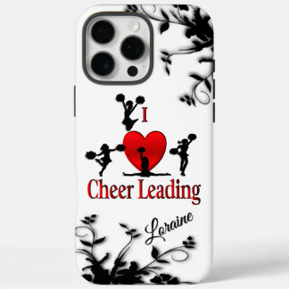Funda iPhone 16 Pro Max Unique I Heart Cheerleading Personal