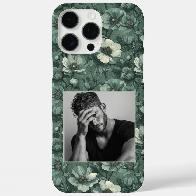 Funda iPhone 16 Pro Max Unique Mother Gift Anemones Custom  (Reverso )