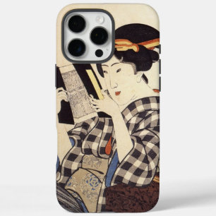 Funda iPhone 16 Pro Max Utagawa Kuniyoshi pinta la lectura de una mujer ja